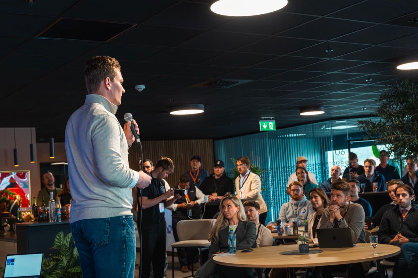 Pitch på scenen